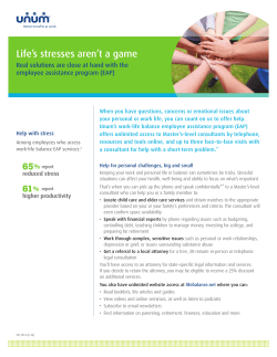 Life`s stresses aren`t a game