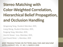 Stereo Matching with Color-Weighted Correlation, Hierarchical