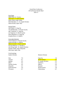 HS Scholar Bowl All-Conference Team