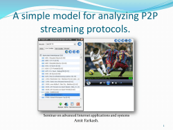 P2P Streaming Analysis