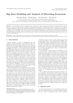 Big Data Modeling and Analysis of Microblog Ecosystem