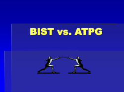 BIST VS. ATPG - CS