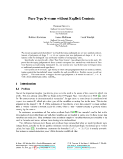 Pure Type Systems without Explicit Contexts