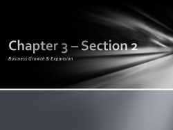 Chapter 3 &ndash; Section 2