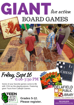 Live Action Board Games