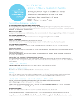 Competition Categories Include