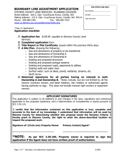 boundary line adjustment application