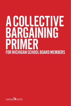 for miChigAn SChool BoArd memBerS