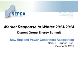 Market Response to Winter 2013-2014 Dupont