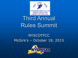 Third Annual Rules Summit