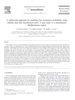 A multi-scale approach for modeling fire occurrence probability