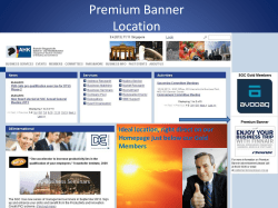 Premium Banner Location