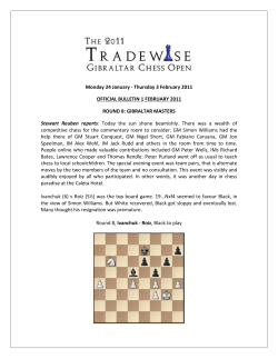 MsWord - Gibraltar Chess Festival