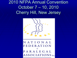 NFPA Strategic Plan Presentation at Convention