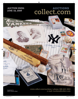 auction ends: june 18, 2009