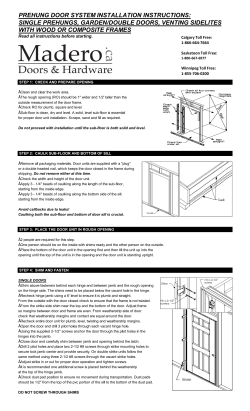 Madero Installation Instructions_2014