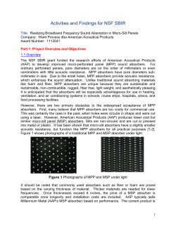 Activities and Findings - University of Kentucky College of