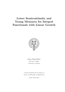 Lower Semicontinuity and Young Measures for Integral Functionals
