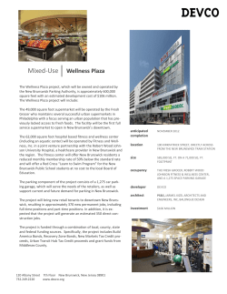 Mixed-Use Wellness Plaza - New Brunswick Development