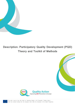 (PQD) Theory and Toolkit of Methods
