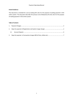 3. Steps for payment of transaction charges (Bill of Entry, Softex etc)