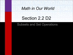 Section 1.1