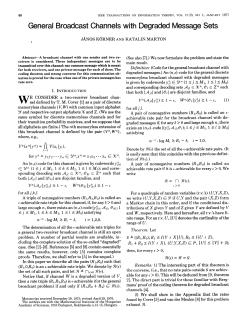 General Broadcast Channels with Degraded Message Sets