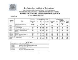 Syllabus - Dr. Ambedkar Institute of Technology