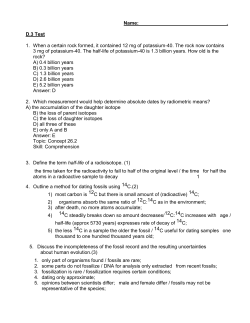 D.3 Human Evolution Test KEY
