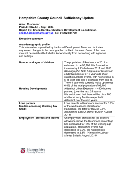 September 2014 - Hampshire County Council