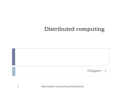 Distributed computing