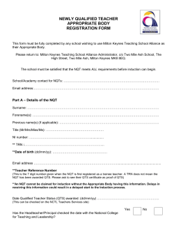 Appropriate Body Registration Form
