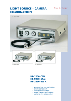 Halogen light source camera combinations