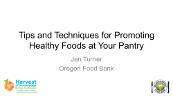 Nudges: Making the Healthy Choice the Easy Choice (Workshop)