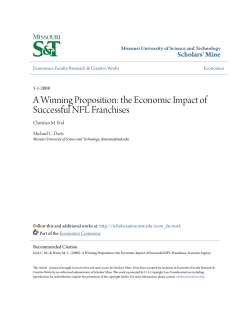 A Winning Proposition: the Economic Impact of