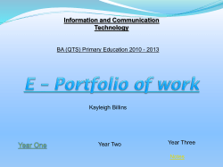 Commentary Session Ten Creativity and ICT Reflection