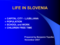 life in slovenia