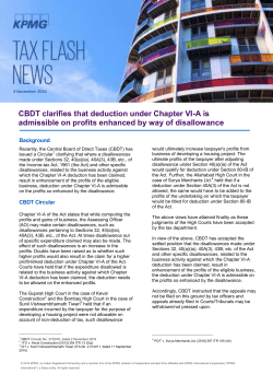 CBDT clarifies that deduction under Chapter VI