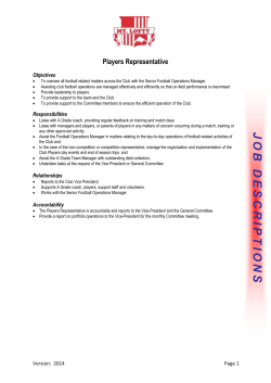 Players` Representative