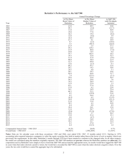 Letter - Berkshire Hathaway Inc.