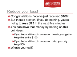 Framing Risk - loss (PPT 238KB)