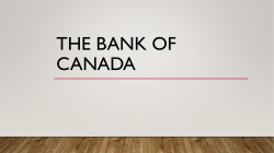 The bank of Canada