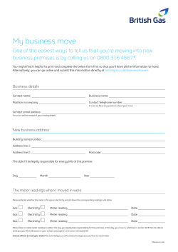 My business move