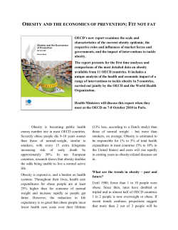 obesity and the economics of prevention: fit not fat