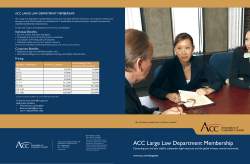 ACC Large Law Department Membership