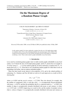On the Maximum Degree of a Random Planar Graph