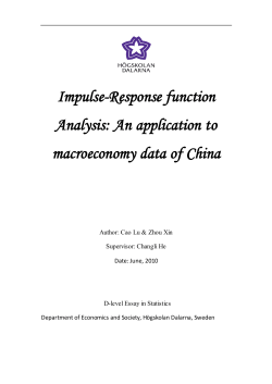 Impulse-Response function Analysis