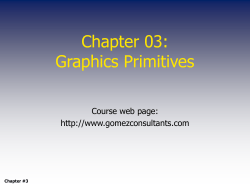 Chapter 03 - Graphics Primitives
