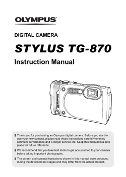 TG-870 Manual - Olympus America