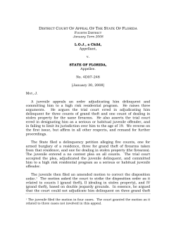 district court of appeal of the state of florida